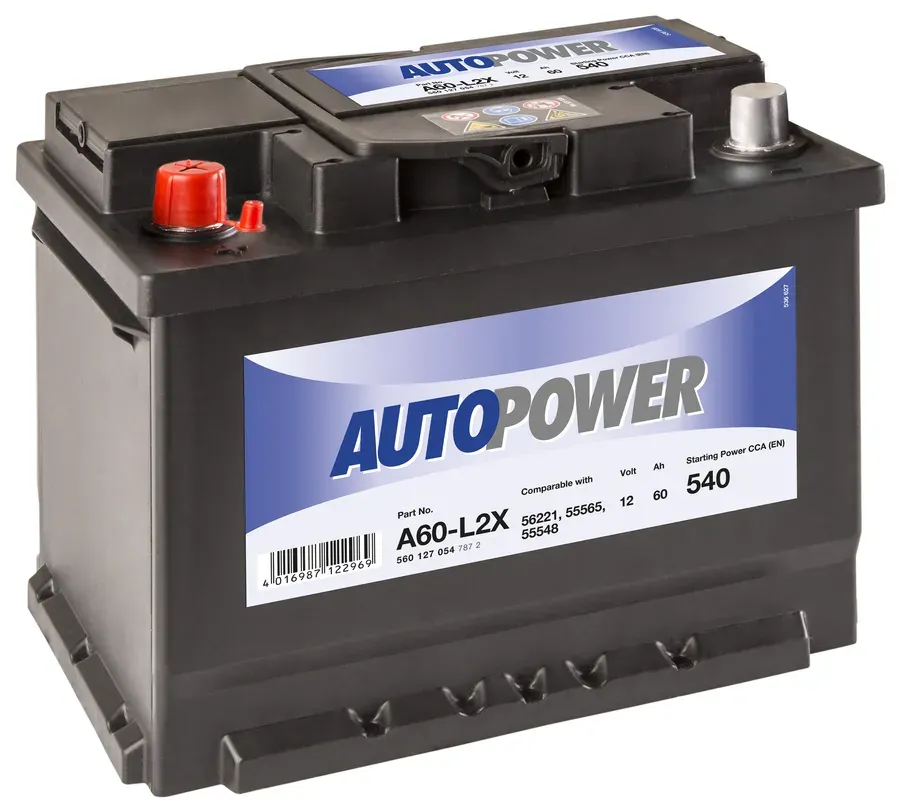 Аккумулятор Autopower A60-L2X 60Ah 540A 242x175x190 "+ -"