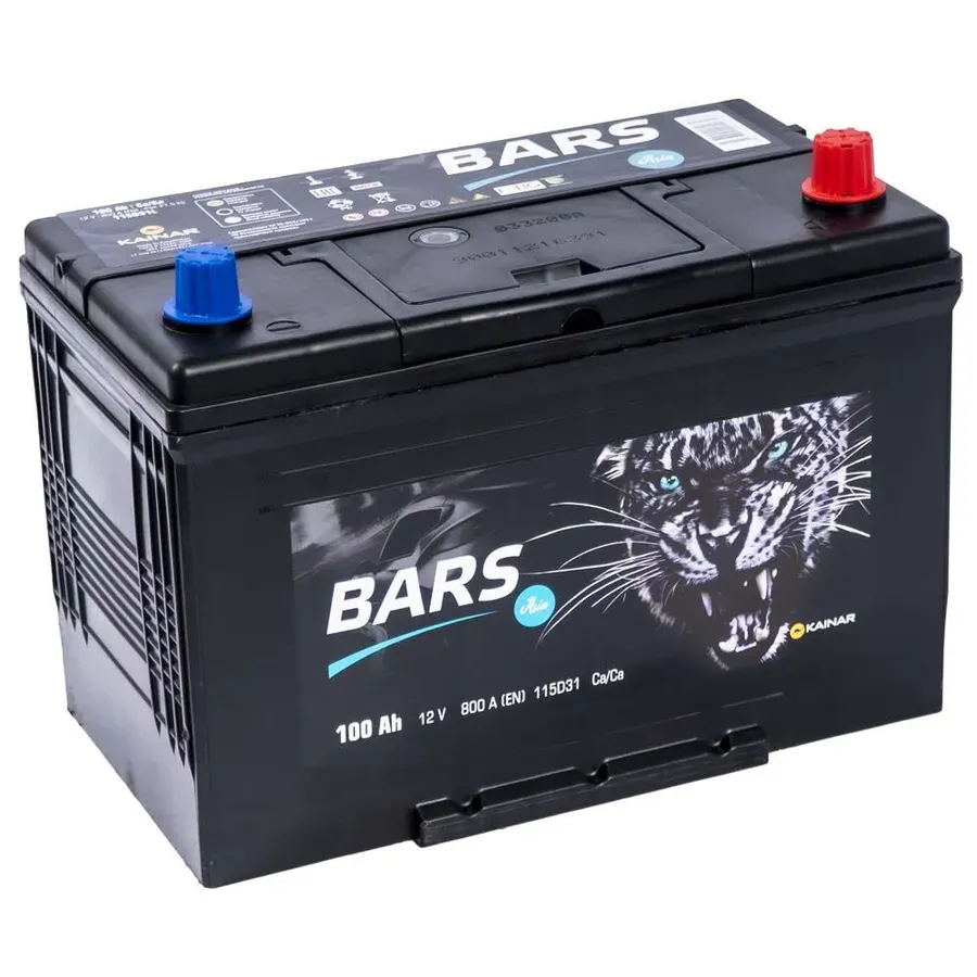 Аккумулятор BARS EFB 115D31L 100Ah 810A 306x175x225 "- +"