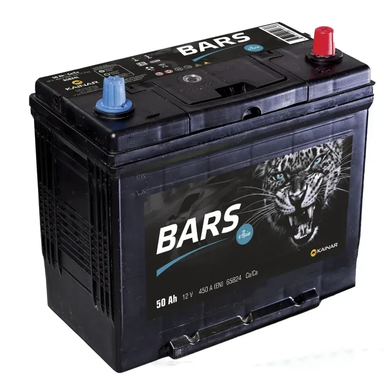 Аккумулятор BARS Asia 65B24L 50Ah 450A 238x135x227 "- +"