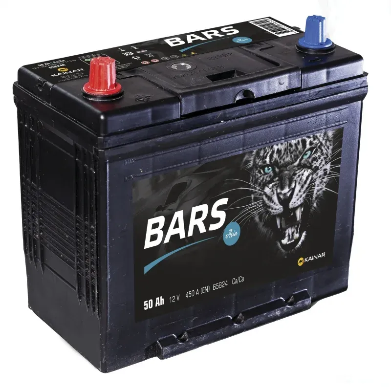 Аккумулятор BARS Asia 65B24R 50Ah 450A 238x135x227 "+ -"