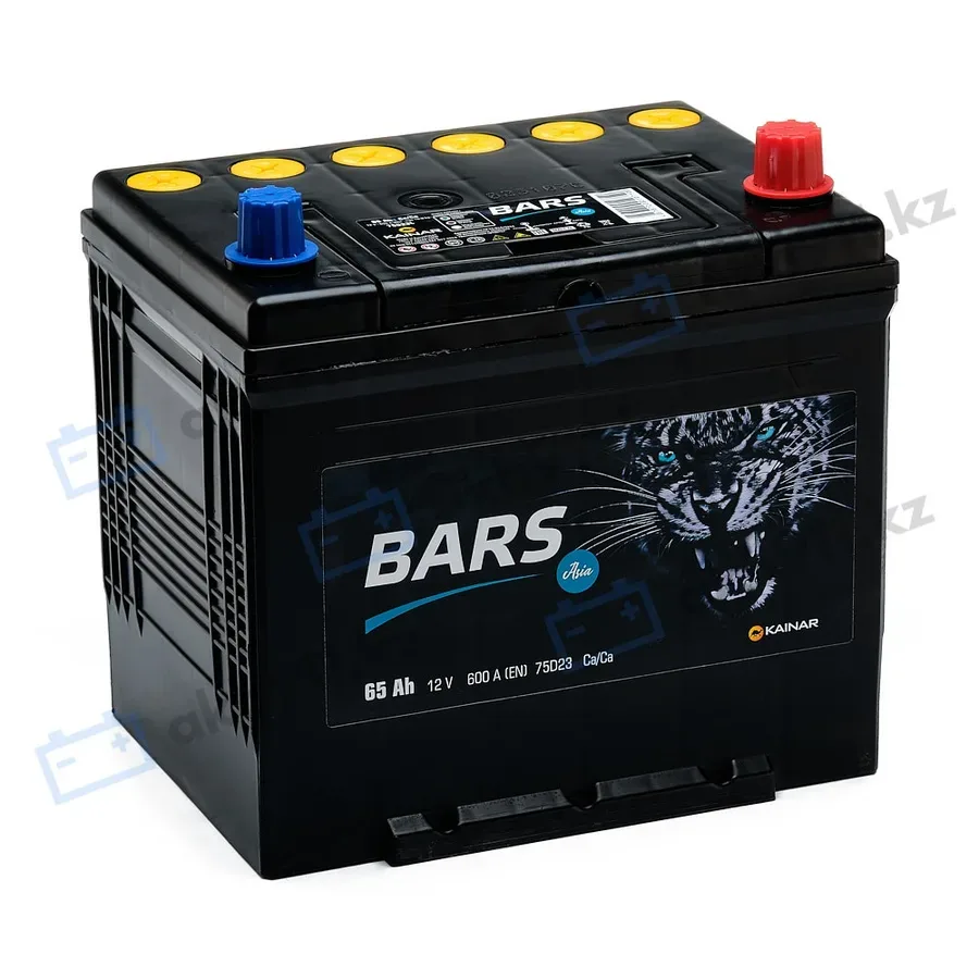Аккумулятор BARS Asia 88D23L 65Ah 600A 232x175x225 "- +"