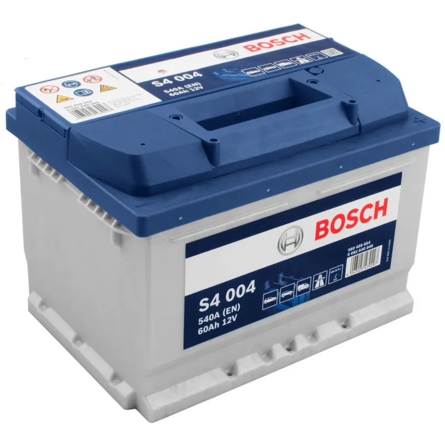 Аккумулятор BOSCH S4 004 60Ah 540A 242x175x175 "- +"