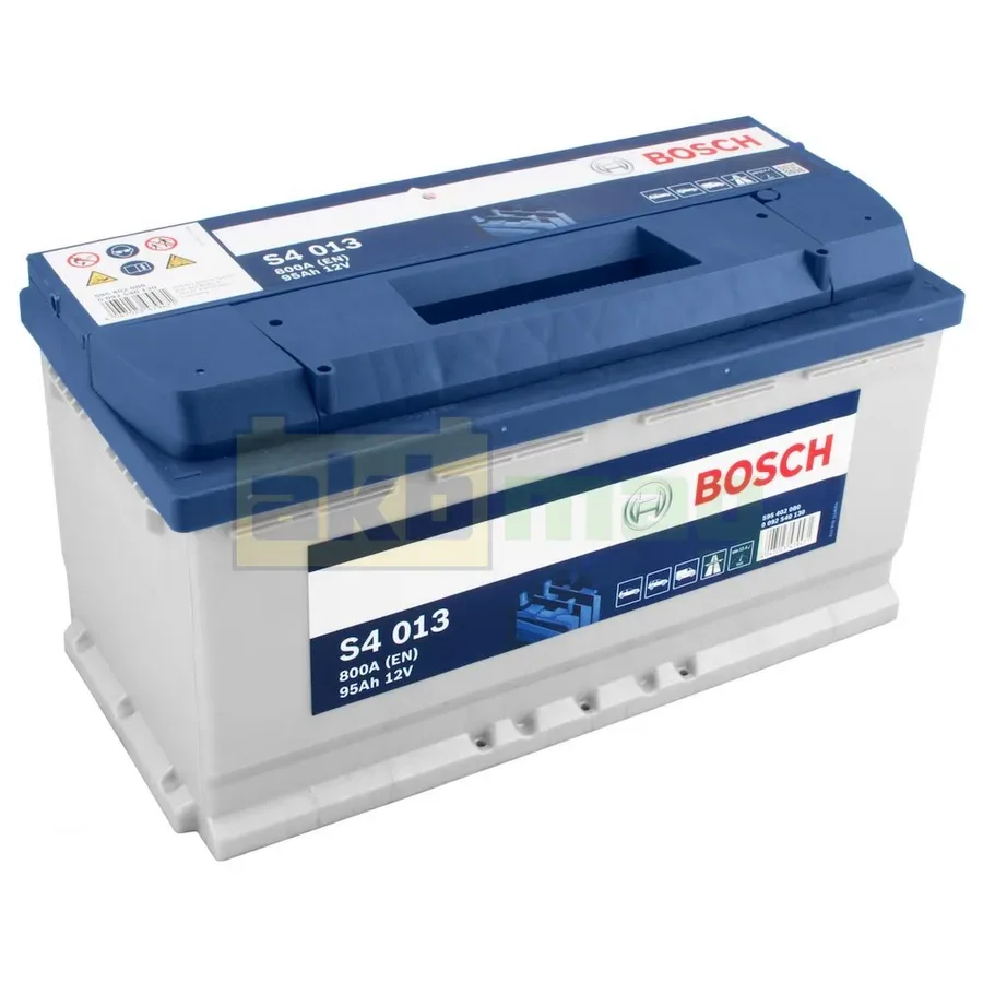 Аккумулятор BOSCH S4 013 95Ah 800A 353x175x190 "- +"