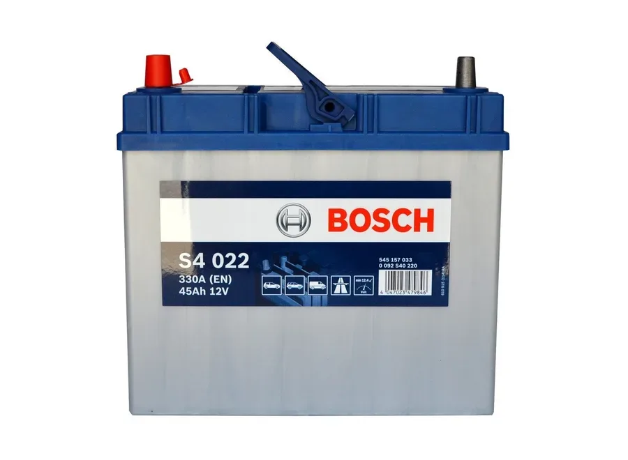 Аккумулятор BOSCH S4 022 45Ah 330A 238x135x227 "+ -"