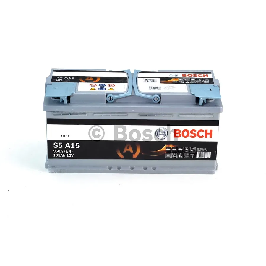 Аккумулятор BOSCH S5 A15 AGM 105Ah 950A 393x175x190 "- +"
