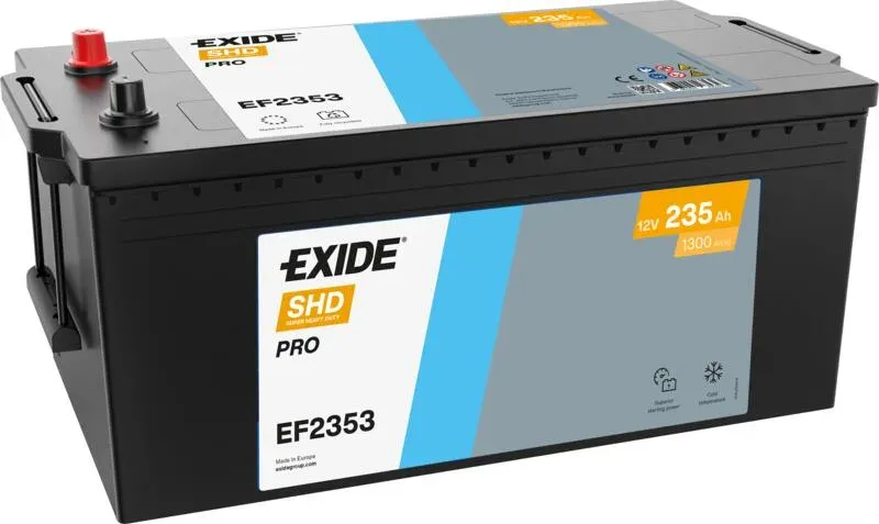 Аккумулятор EXIDE HEAVY Professional Power EF2353 235Ah 1450A 518x276x240 "+ -"