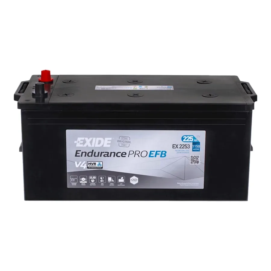 Аккумулятор EXIDE HEAVY Expert EX2253 225Ah 1150A 518x279x240 "+ -"