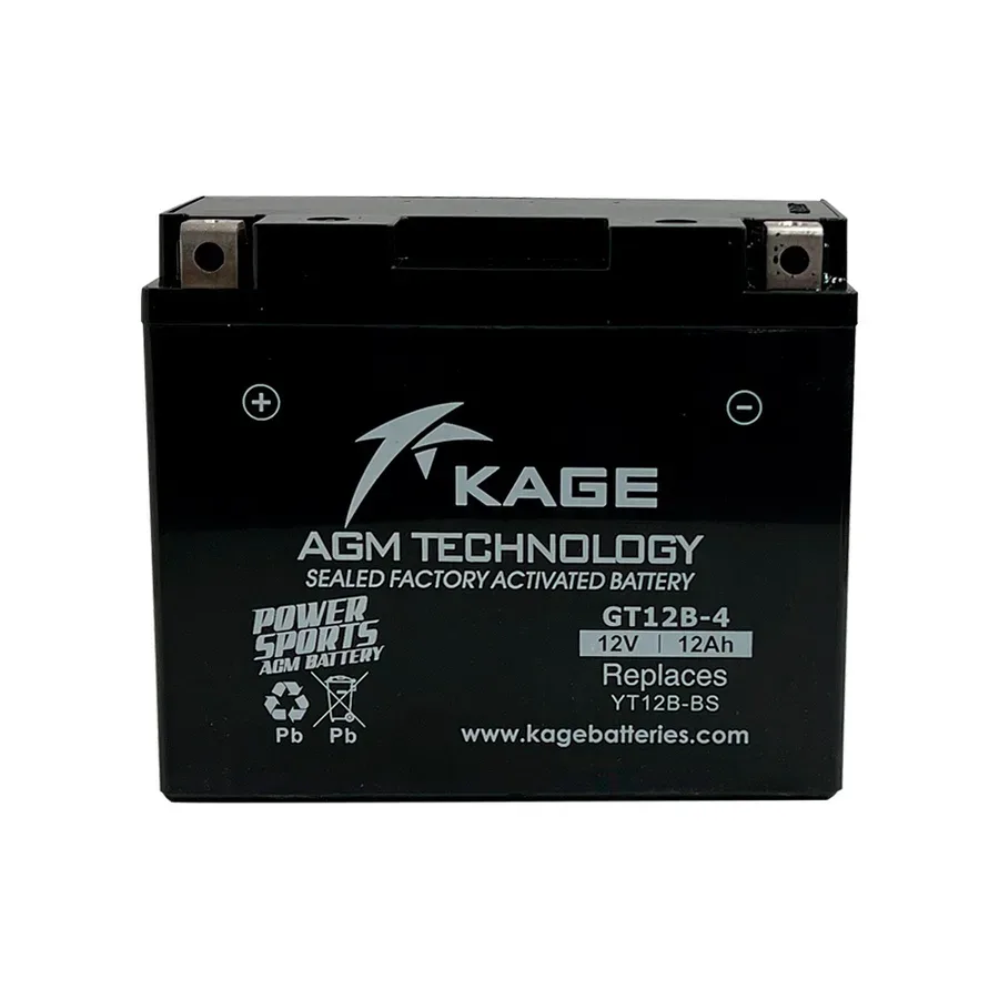 Аккумулятор Kage AGM YT12B-BS 12Ah 215A 150x70x131 "+ -"