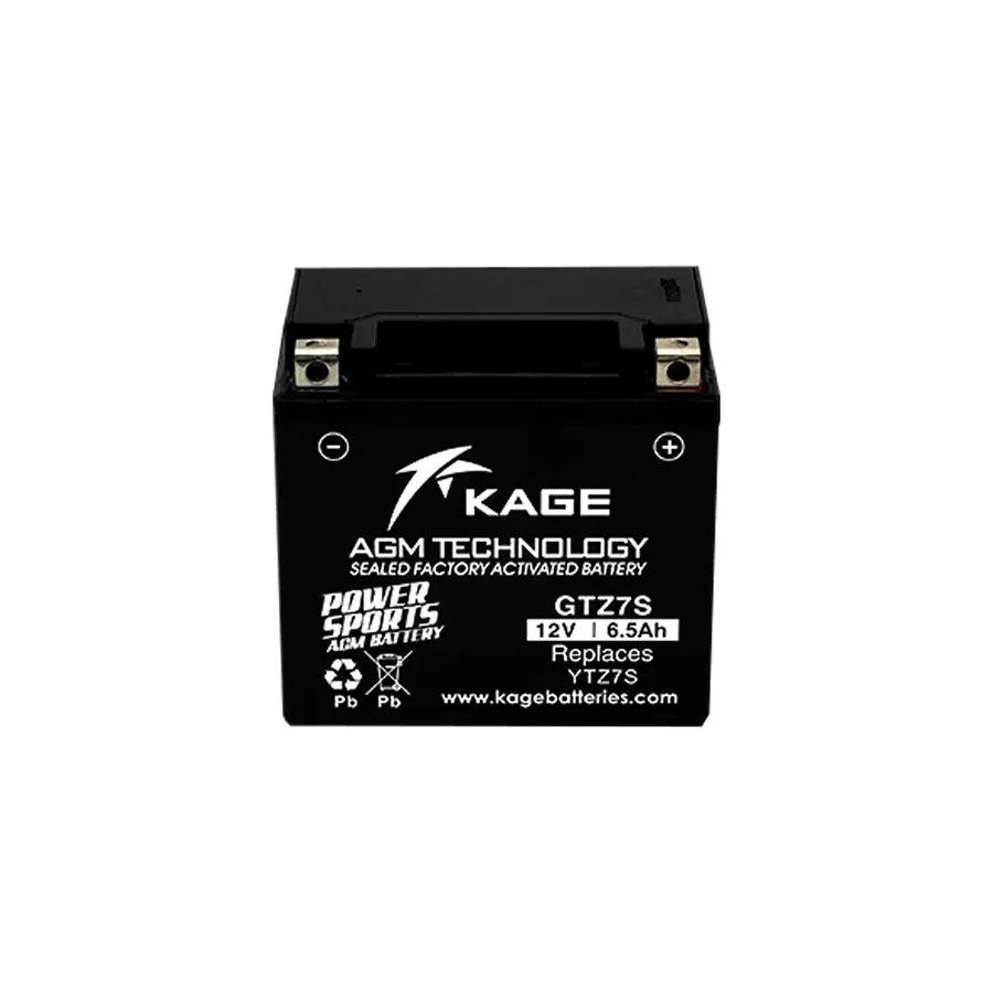 Аккумулятор Kage AGM YTZ7S-BS 5Ah 120A 113х70х105 "- +"