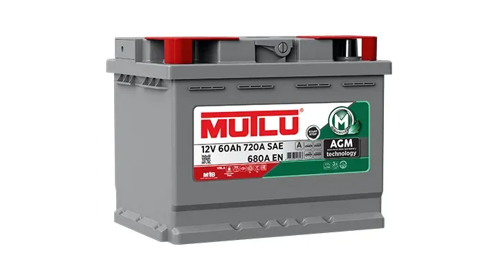 Аккумулятор Mutlu AGM 60Ah 680A 242x175x190 "- +"