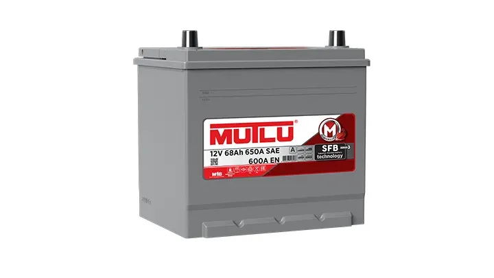 Аккумулятор Mutlu 68Ah 600A 232x173x225 "- +"