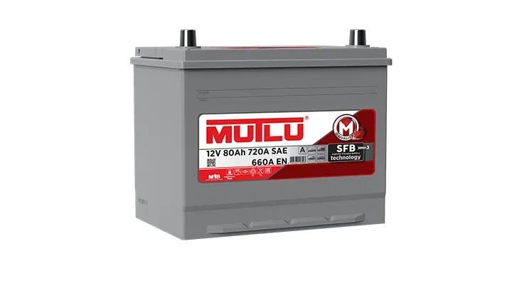 Аккумулятор Mutlu 80Ah 660A 260x173x225 "- +"