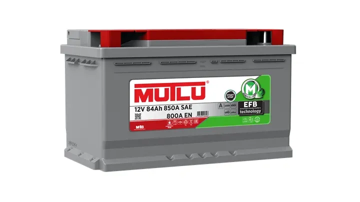 Аккумулятор Mutlu EFB 84Ah 800A 315x175x190 "- +"