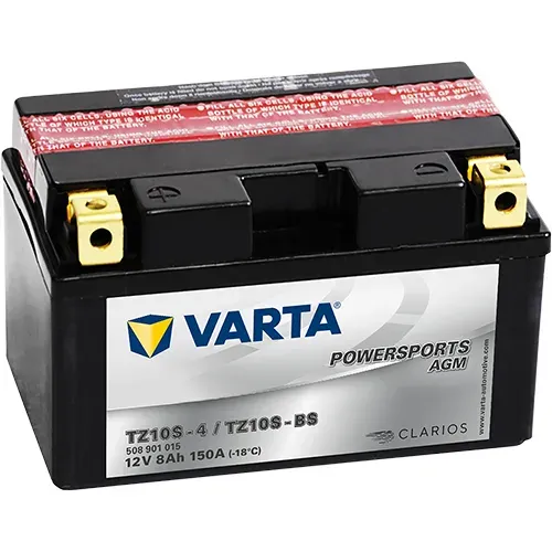 Аккумулятор Varta Powersports AGM YTZ10S-BS 8Ah 150A 150x87x94 "+ -"