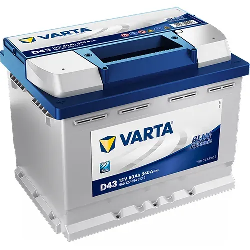 Аккумулятор Varta SLI D43 60Ah 540A 242x175x190 "+ -"