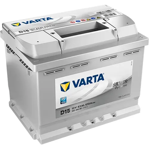 Аккумулятор Varta Silver Dynamic D15 63Ah 610A 242x175x190 "- +"